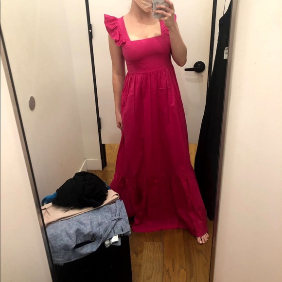 Express Ruffle Sleeve Maxi Dress - Picture 3 of 4